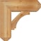 Ekena Millwork Imperial Craftsman Rough Sawn Bracket w/ Offset Brace, Western Red Cedar, 8"W x 22"D x 22"H BKT0806X22X22IMP04RWR - alternate 4